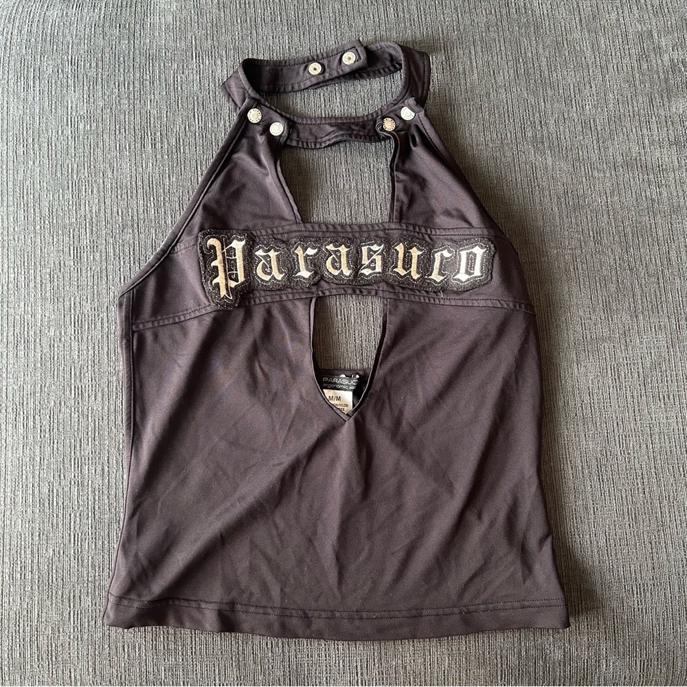 Parasuco Charcoal Halter Tank Top